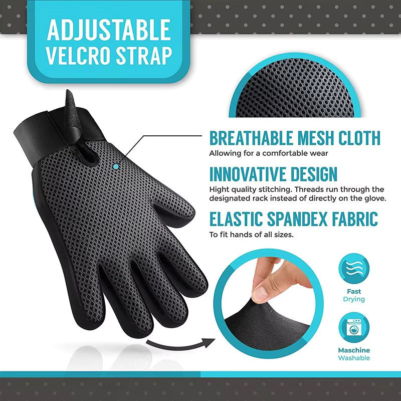 pet hair remover glove, view 6 - MRSLM