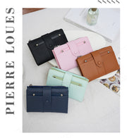 women's vegan leather bifold wallet, view 8 - MRSLM