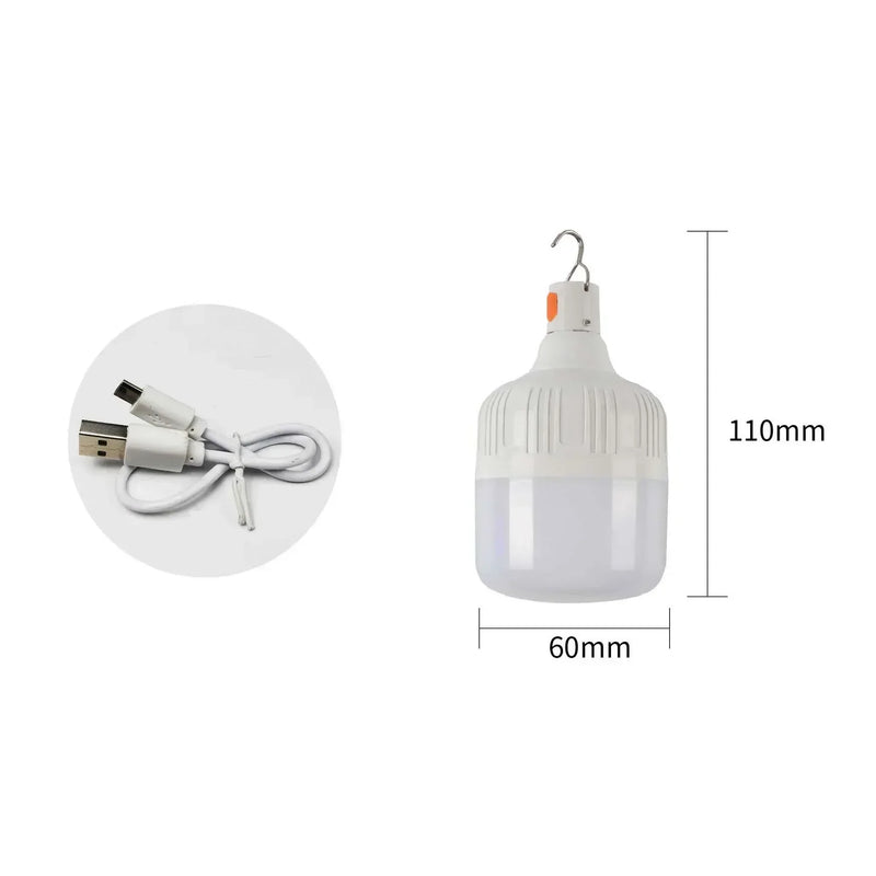 rechargeable LED outdoor lantern, view 2 - MRSLM