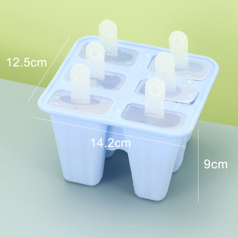 6-cavity silicone ice pop mold, view 2 - MRSLM