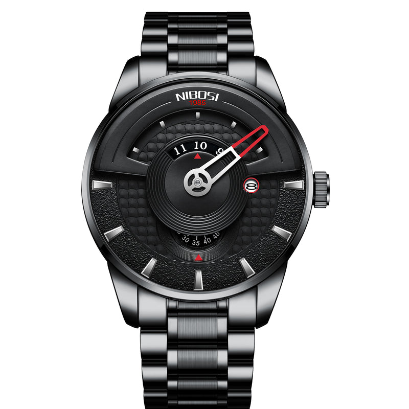 men's water-resistant luminous quartz watch, view 5 - MRSLM