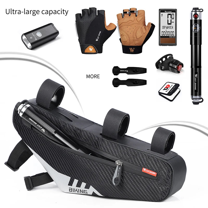 top tube bike bag, view 7 - MRSLM