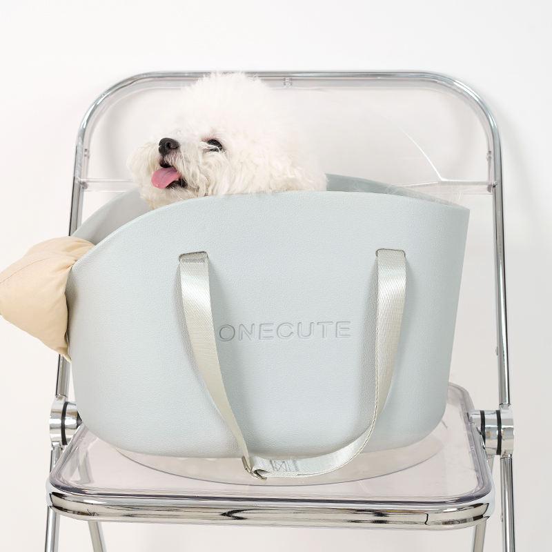 breathable waterproof pet shoulder bag, view 5 - MRSLM