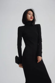 fishtail knit skirt dress, view 8 - MRSLM