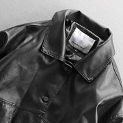 Loose double-breasted motorcycle jacket, view 2 - MRSLM