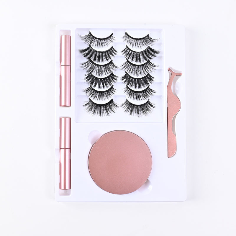Double tube magnetic eyelash set, view 5 - MRSLM