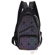 geometric rhombus shoulder bag, view 4 - MRSLM