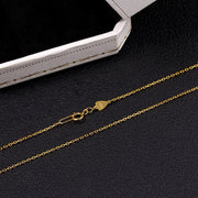 rough cross pattern silver chain necklace, view 5 - MRSLM