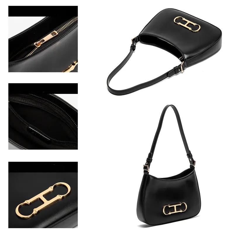retro half-moon shoulder bag, view 8 - MRSLM