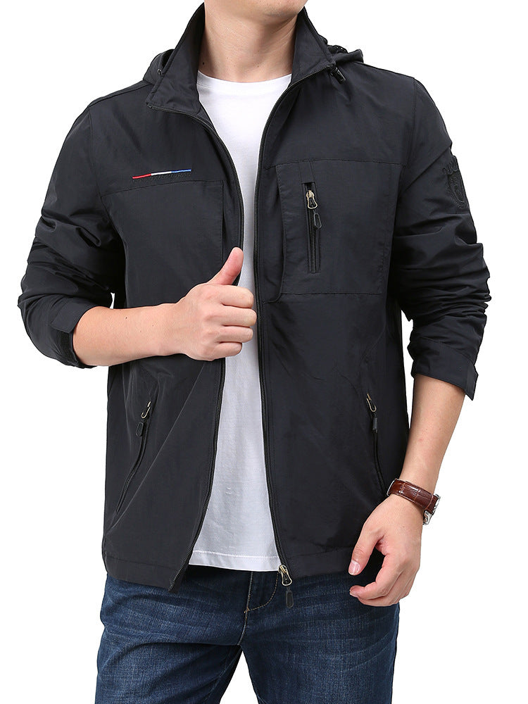 men's nylon shell jacket, view 6 - MRSLM