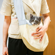 canvas cat and small dog carrier bag, view 5 - MRSLM