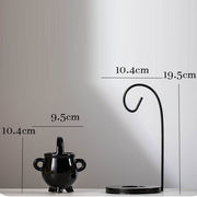 Iron frame hook oil burner, view 8 - MRSLM