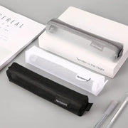transparent mesh zipper cosmetic bag, view 5 - MRSLM