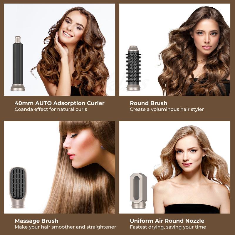5-in-1 detachable hair dryer brush and volumizer, view 8 - MRSLM