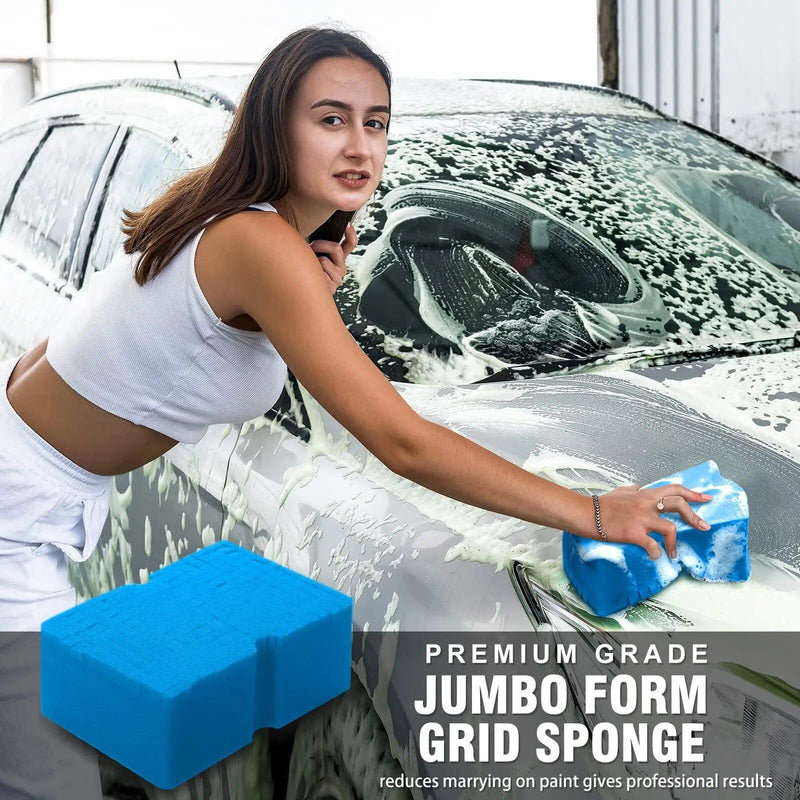 cross cut car wash sponge, view 8 - MRSLM