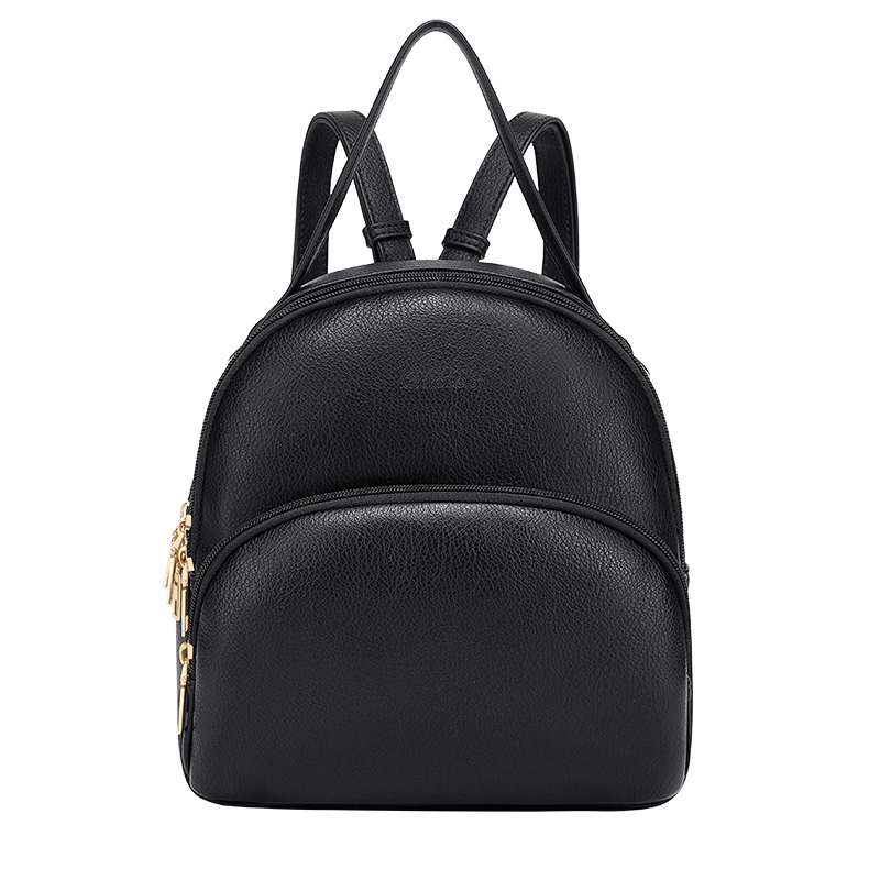 Women's PVC leather backpack, view 4 - MRSLM