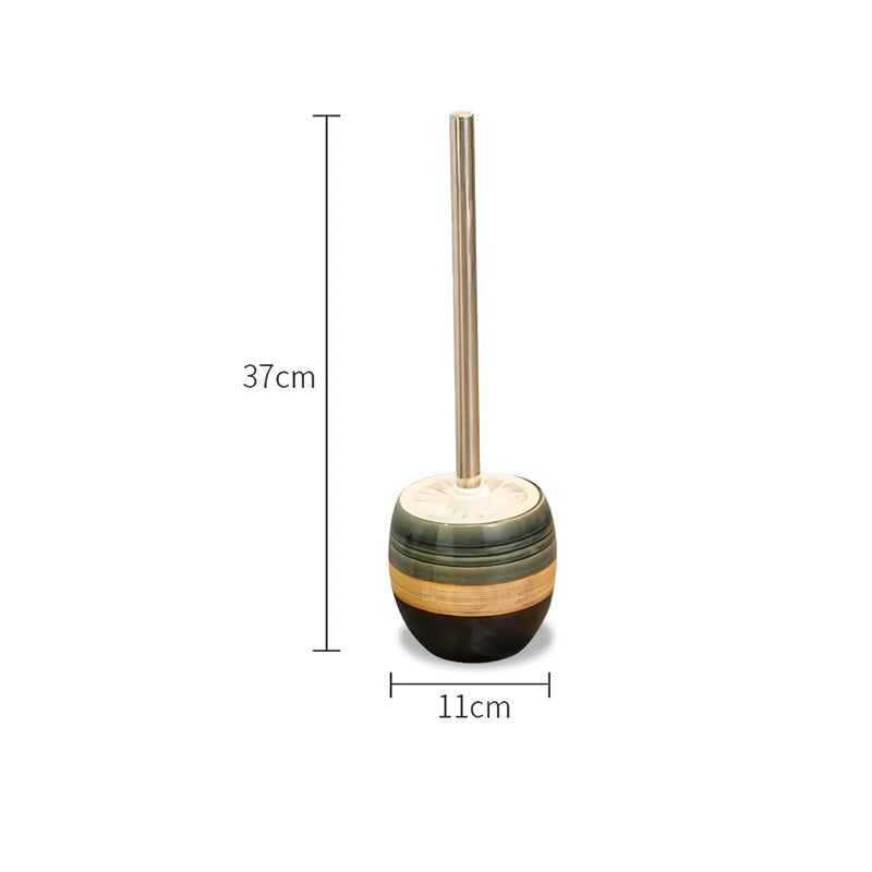 retro ceramic base toilet brush, view 9 - MRSLM
