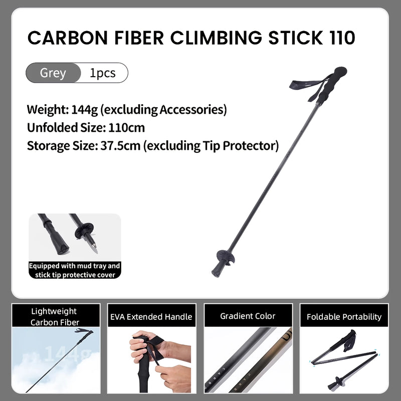 carbon trekking pole, view 4 - MRSLM