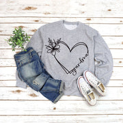 grandma printed loose long sleeve sweatshirt, view 7 - MRSLM