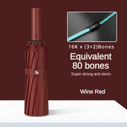 80-bone folding umbrella, view 3 - MRSLM