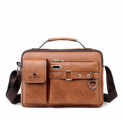 men's PU leather shoulder bag, view 6 - MRSLM