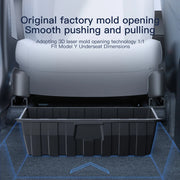under seat storage box for Model Y, view 5 - MRSLM