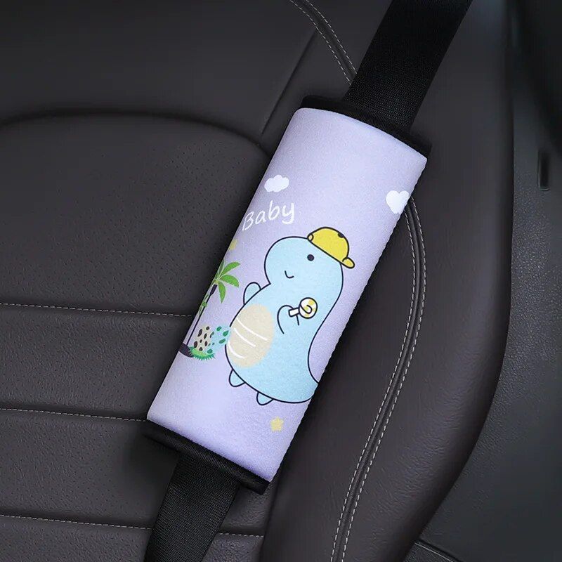 kids car seatbelt cover cartoon, view 15 - MRSLM