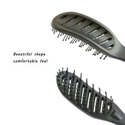 curved vent hair comb, view 2 - MRSLM