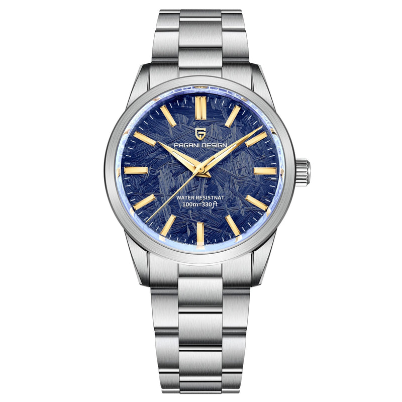 men's quartz watch with marble dial, view 9 - MRSLM