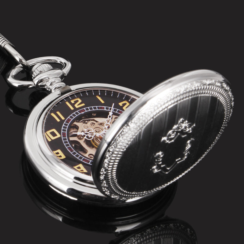 antique mechanical pocket watch, view 3 - MRSLM
