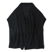 women's wool scarf crumpled knit, view 3 - MRSLM