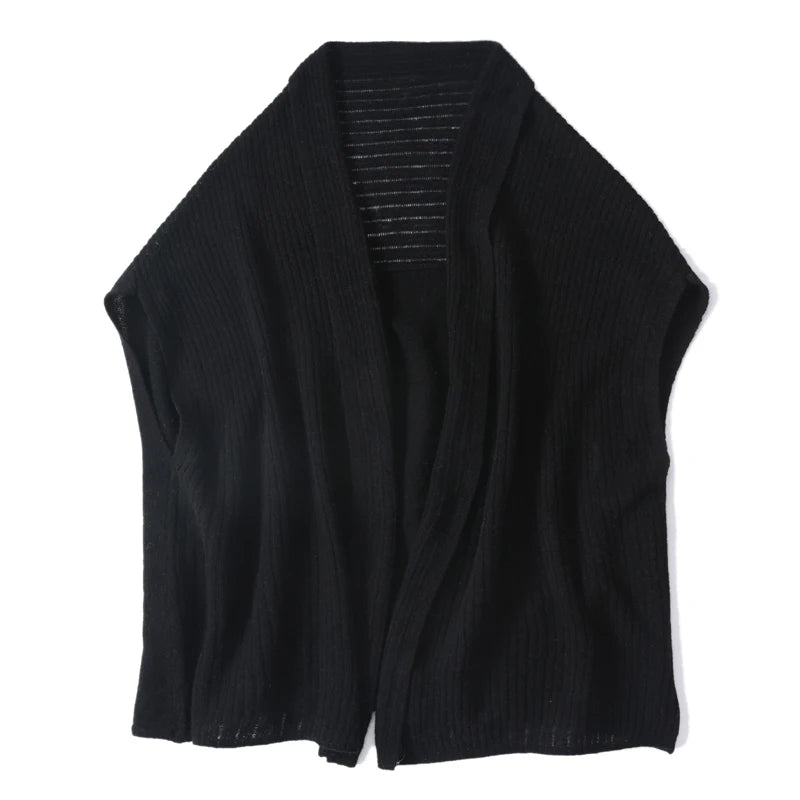 women's wool scarf crumpled knit, view 3 - MRSLM