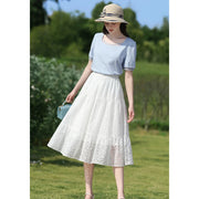 square neck puff sleeve t-shirt, view 7 - MRSLM