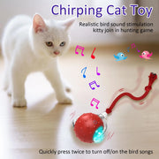interactive cat rolling ball, view 3 - MRSLM