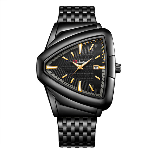 Men's triangle quartz watch, view 7 - MRSLM