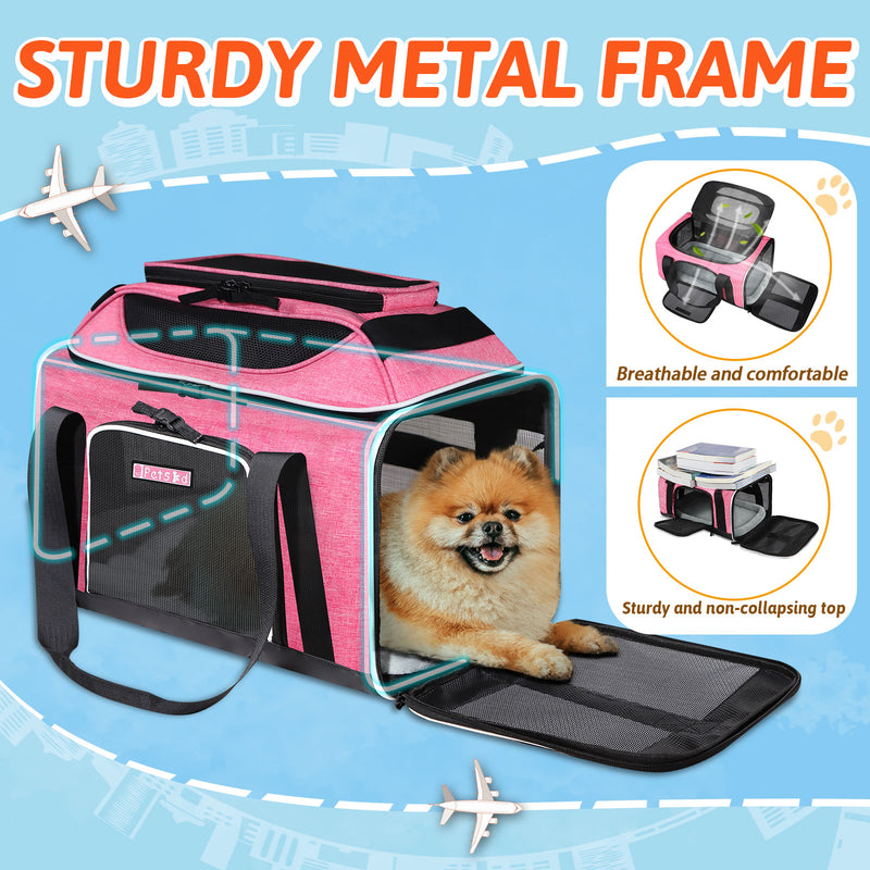 pet carrier with expandable top, view 3 - MRSLM