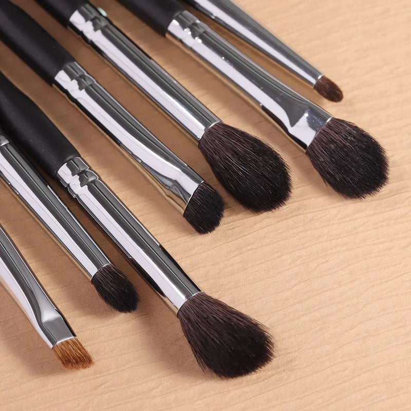 7-piece premium eye makeup brush set, view 4 - MRSLM