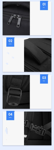 Men's business trip backpack, view 6 - MRSLM