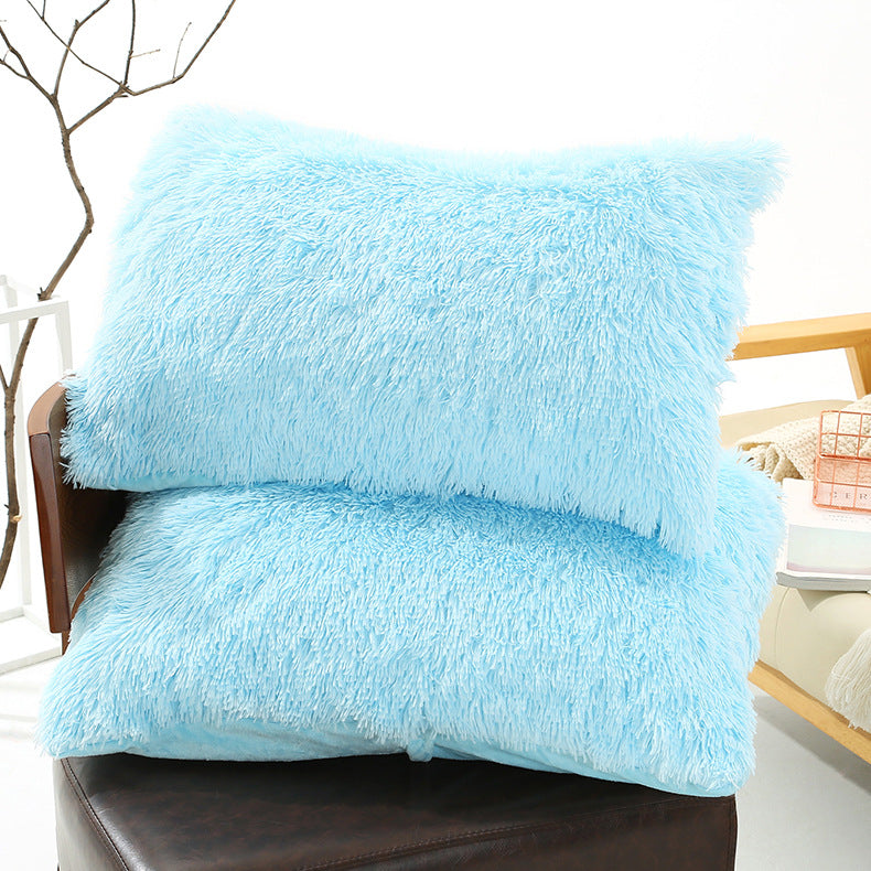 faux fur shaggy pillowcases, view 8 - MRSLM
