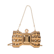 acrylic bow chain handbag, view 10 - MRSLM