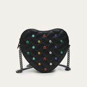 heart shaped crossbody bag, view 2 - MRSLM