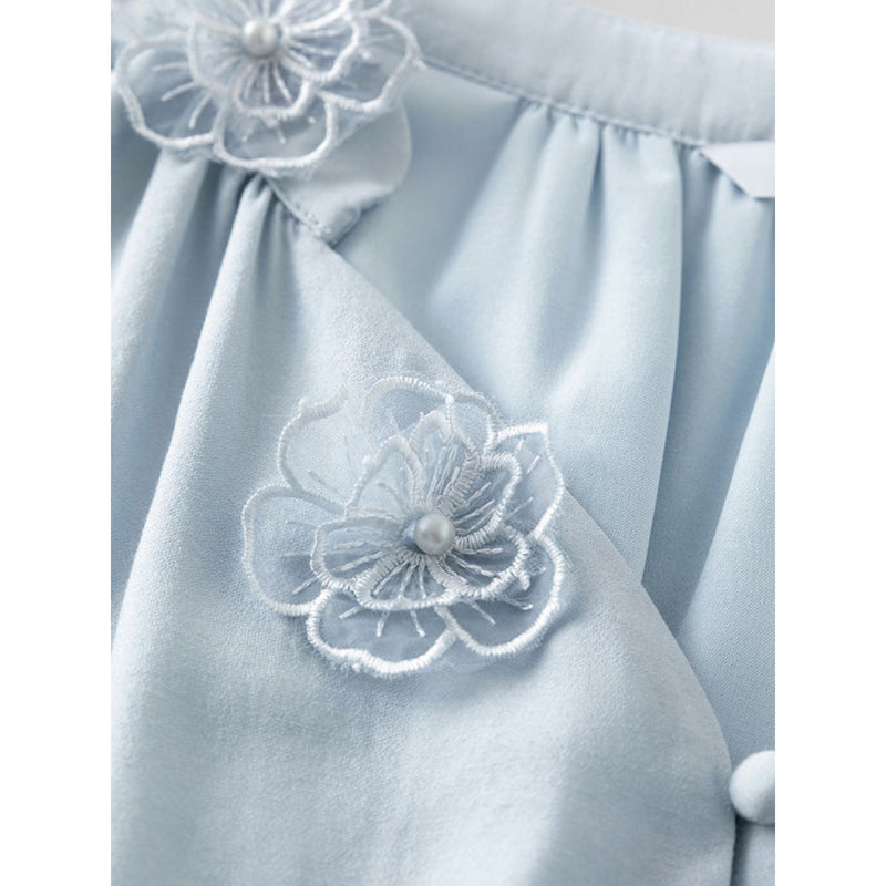 french pastoral long-sleeved dress, view 11 - MRSLM