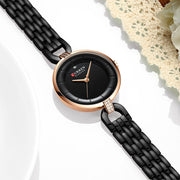 women's rhinestone stainless steel bracelet watch, view 6 - MRSLM