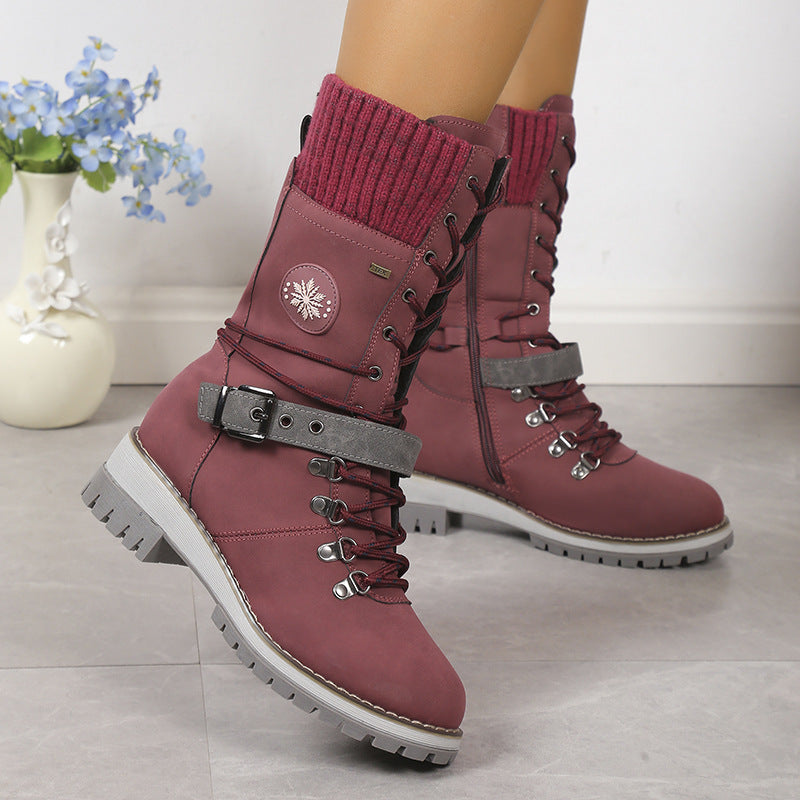 Fur-lined snow boots, view 6 - MRSLM