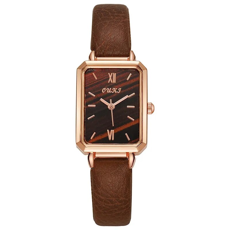 women's square dial watch, view 5 - MRSLM