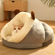 cozy plush dog bed sofa, view 4 - MRSLM