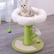 cat tree tower with scratcher post - MRSLM