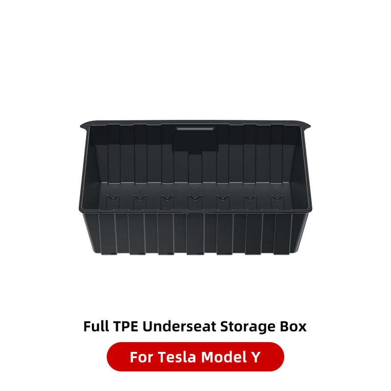 under seat storage box for Model Y, view 3 - MRSLM
