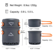 portable outdoor cooking set, view 8 - MRSLM