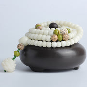 white jade bodhi bracelet, view 6 - MRSLM